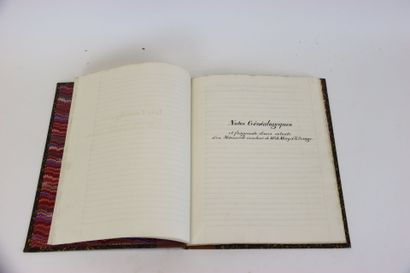 [MANUSCRIT] - MORY D'ÉLYANGE - Notes généalogiques...
