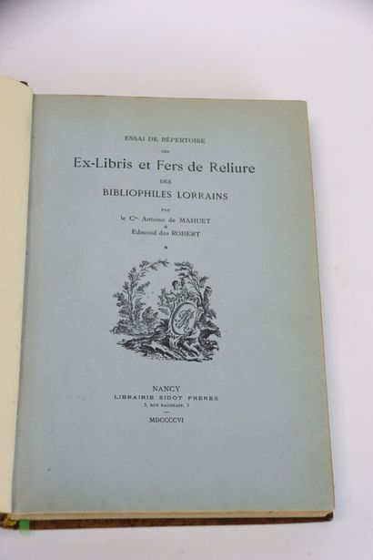 MAHUET (Comte A. de), ROBERT (Edmont des)...