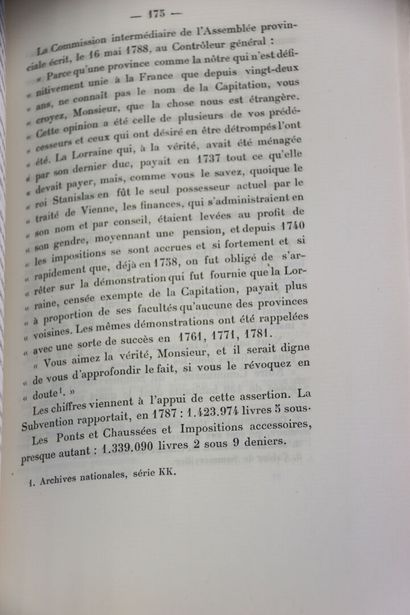 MATHIEU (Charles-Léopold) - L'ancien régime...