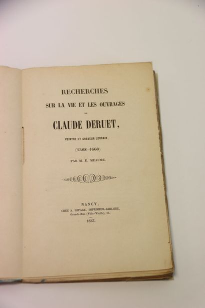 [LOT DE 8 LIVRES SUR L'ART EN LORRAINE] -...