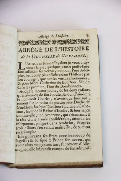 MONTIS (L'abbé de) - Abrégé de l'histoire...