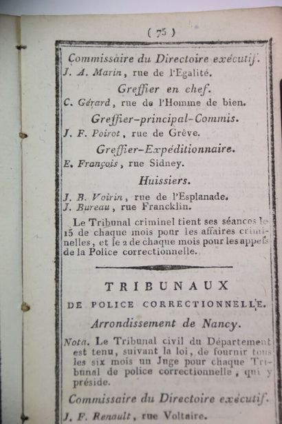 [LOT DE 6 ANNUAIRES] - COLLECTIF. Annuaire...