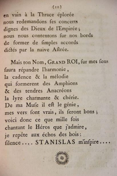 MOLET (Curé de Millery) - Apothéose (De Stanislas)...