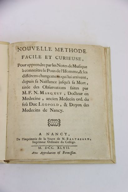 MARQUET - Nouvelle méthode facile et curieuse,...