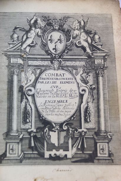 [MOTET (Jean)] - Combat d'honneur concerté...