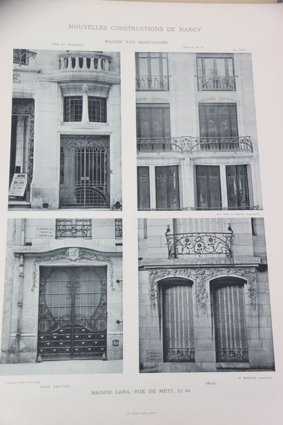 [NANCY] - New buildings in Nancy. Recueil...