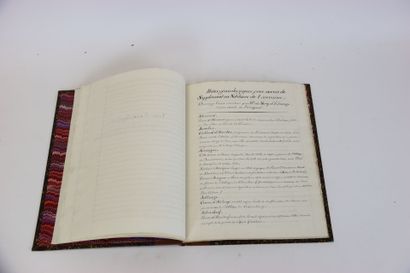 [MANUSCRIT] - MORY D'ÉLYANGE - Notes généalogiques...