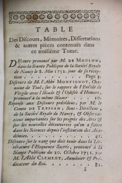 [NANCY] - Mémoires de la Société Royale des...