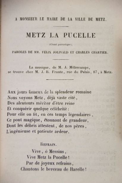 MUTELET (Marius) - Metz en images commentées,...