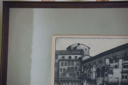 Celestino CELESTINI (1882-1961), Ponte Vecchio...
