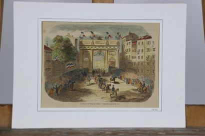 Réunion de gravures diverses.