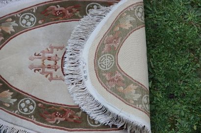 Tapis. Chine Tien Sin vers 1980. 
Velours...