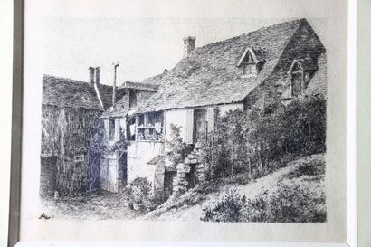 École Française du XXe. Ensemble de gravures...