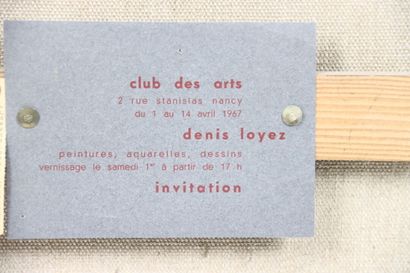 Denlis LOYEZ (XXe). Portrait de jeune fille....