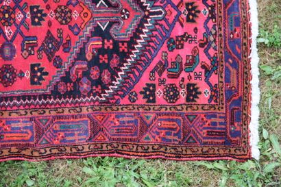 Tapis. Hamadan. Iran. Vers 1980. Velours...