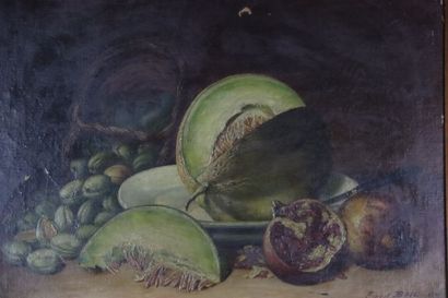 École du XXe. Réunion d'une nature morte,...