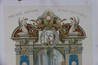 BOUASSE-LEBEL & Massin. Certificat de communion...