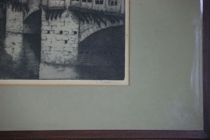 Celestino CELESTINI (1882-1961), Ponte Vecchio...