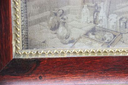 École du XIXème (d'après). Le peintre d'enseigne....