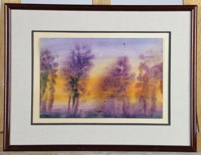 Fernand DUBUIS (1908-1991). Paysage. Aquarelle...