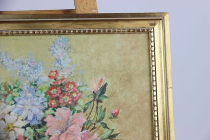 École française du XXe. Nature morte. Huile...
