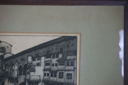 Celestino CELESTINI (1882-1961), Ponte Vecchio...
