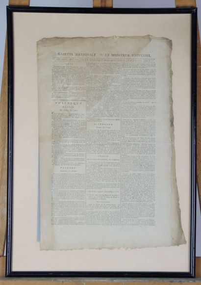 Gazette nationale ou le moniteur universel,...