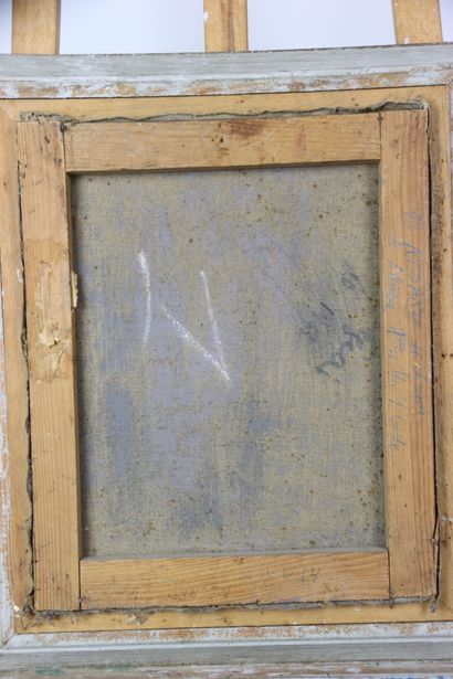 Réunion composée d'une lithographie . Travail...