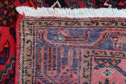 Tapis. Hamadan. Iran. Vers 1980. Velours...