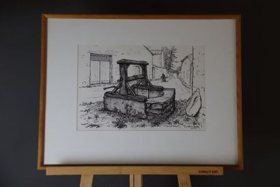 Raymond SIMONIN (1907-1998). Gravure d'un...