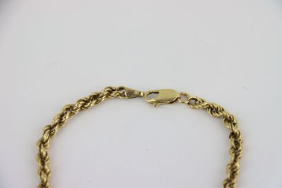 1 gold bracelet, 22 cm. Gross weight: 11.7...