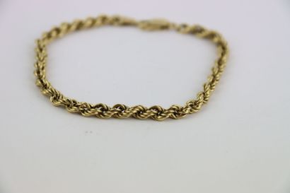 1 gold bracelet, 22 cm. Gross weight: 11.7...