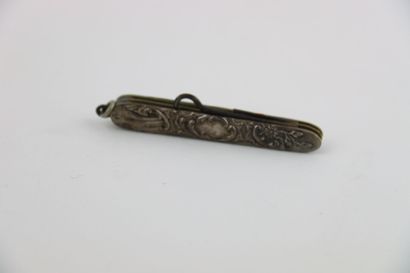 1 lot of antique silver-plated metal objects...
