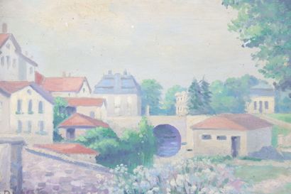 1 oil on panel, 