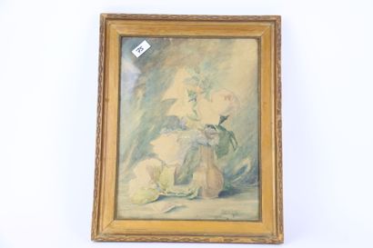 1 still-life watercolor, Berieux A (1912...