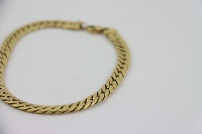 1 gold bracelet, 20 cm. Gross weight: 6.7...