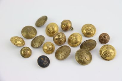 1 set of infantry buttons and bells