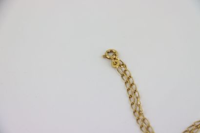 1 set of gold-plated metal jewelry including:...