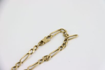1 gold necklace, 54 cm. Gross weight: 21.6...