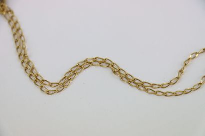 1 set of gold-plated metal jewelry including:...