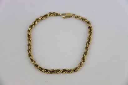 1 gold bracelet, 22 cm. Gross weight: 11.7...