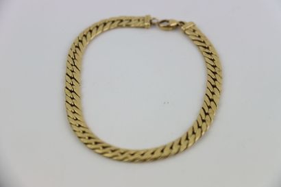 1 gold bracelet, 20 cm. Gross weight: 6.7...