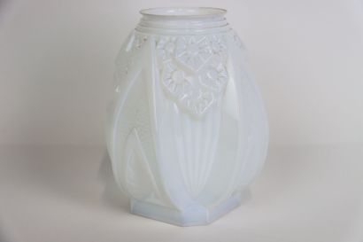 MULLERS FRERES à Lunéville. 
Paire de vase...