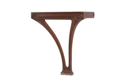 Louis MAJORELLE (1859-1926). 
Wooden console...