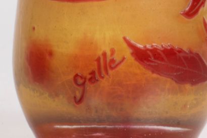 Établissement Émile GALLÉ (1904-1936).
Vase...