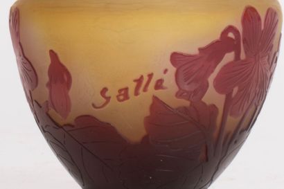 Établissement Émile GALLÉ (1904-1936).
Vase...