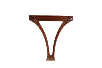 Louis MAJORELLE (1859-1926). 
Wooden console...