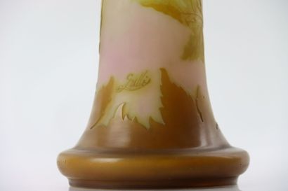 Établissement Émile GALLÉ (1904-1936). 
Vase...