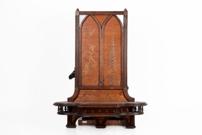 Emile GALLE (1846 - 1904).
Wall console in...