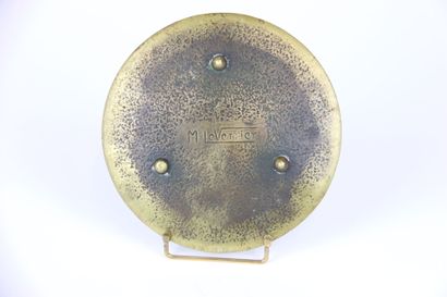 Max LE VERRIER (1891-1973).
Bronze tray for...